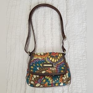 RELIC Brand Women's Butterfly Wing Purse Small Shoulder Cross Body - Vintage